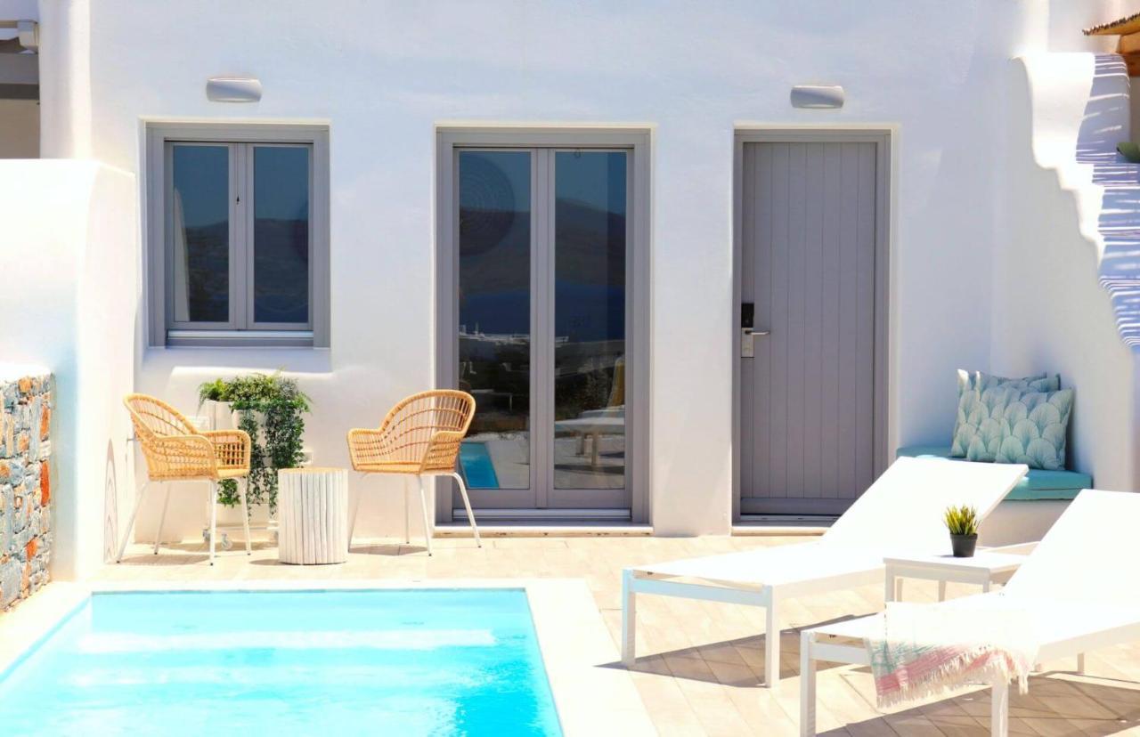 הוילה The Nine Graces - Agia Anna - Option With Private Pool Or Hot Tub מראה חיצוני תמונה