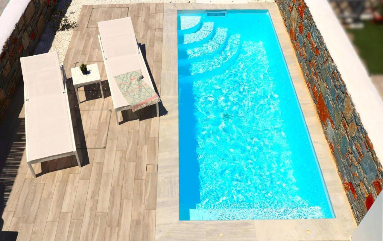 הוילה The Nine Graces - Agia Anna - Option With Private Pool Or Hot Tub מראה חיצוני תמונה